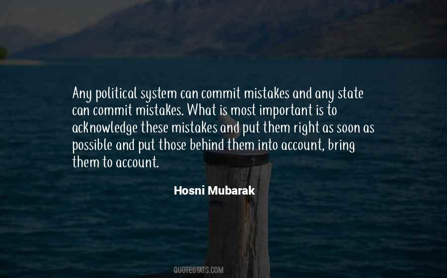 Hosni Mubarak Quotes #1249905