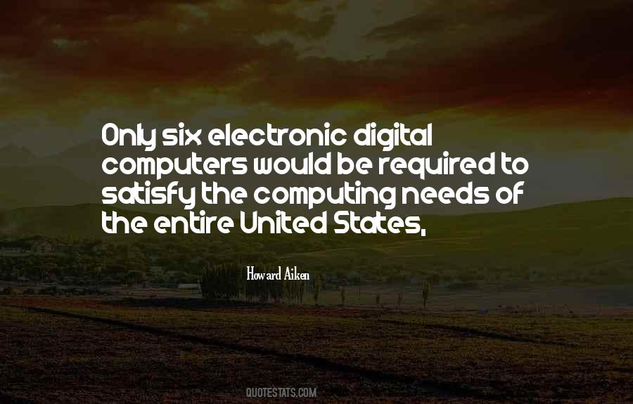 Howard Aiken Quotes #966418