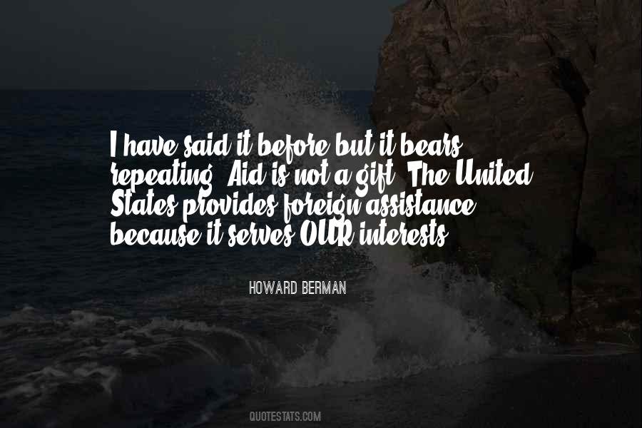 Howard Berman Quotes #1523492