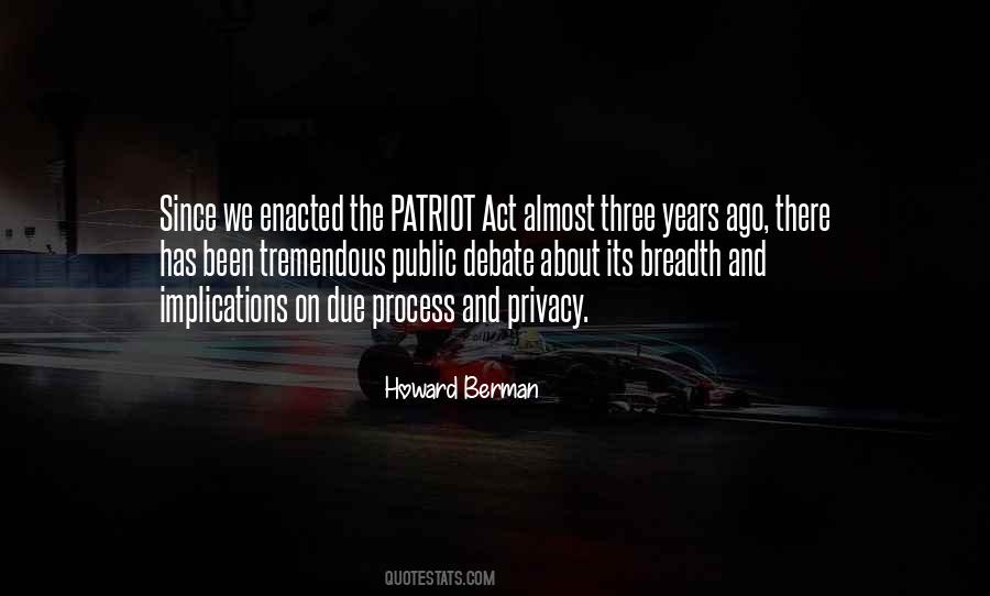 Howard Berman Quotes #1695486