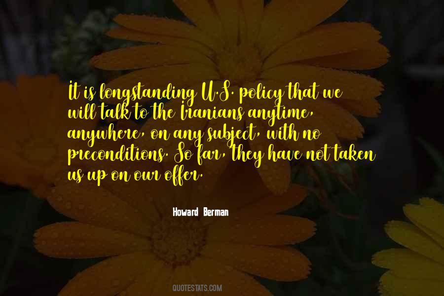Howard Berman Quotes #484291