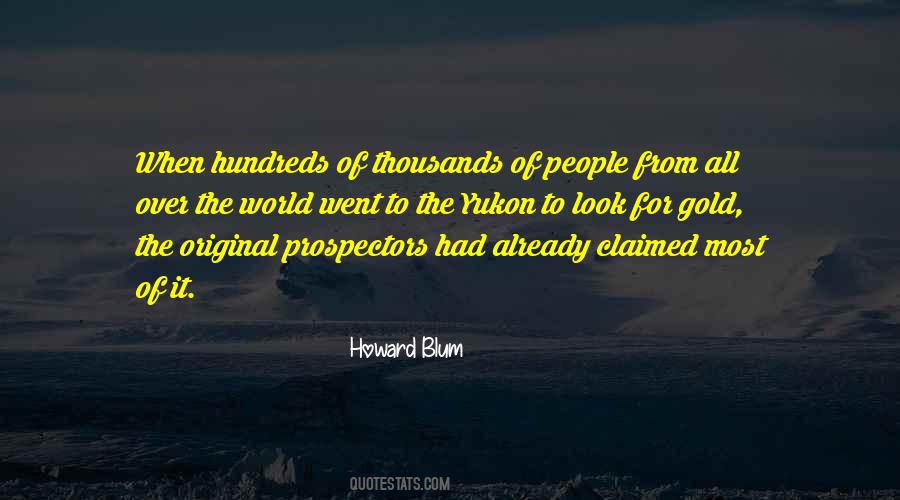 Howard Blum Quotes #907381