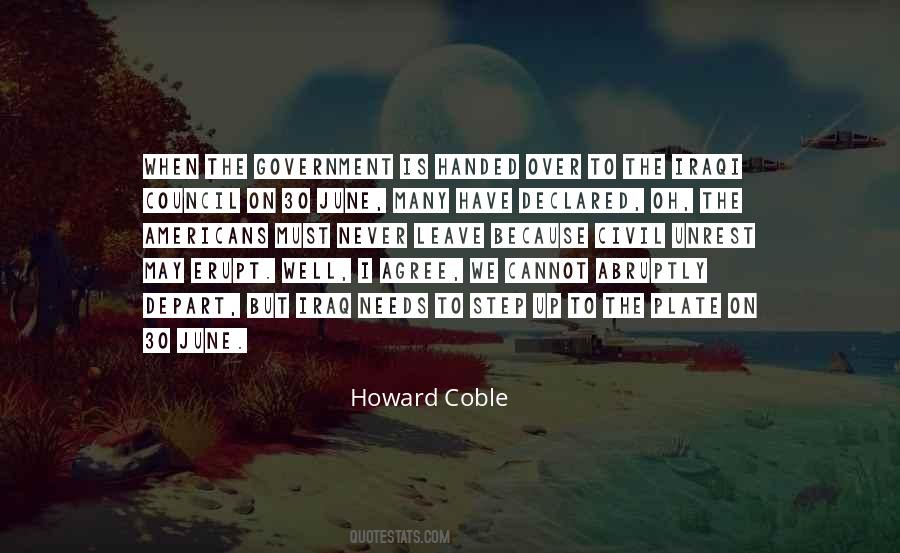 Howard Coble Quotes #792134