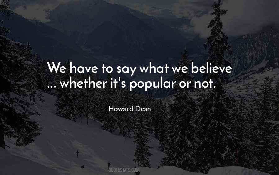 Howard Dean Quotes #1048393