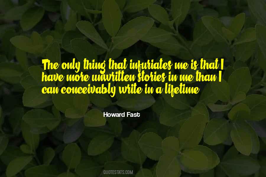 Howard Fast Quotes #1125810