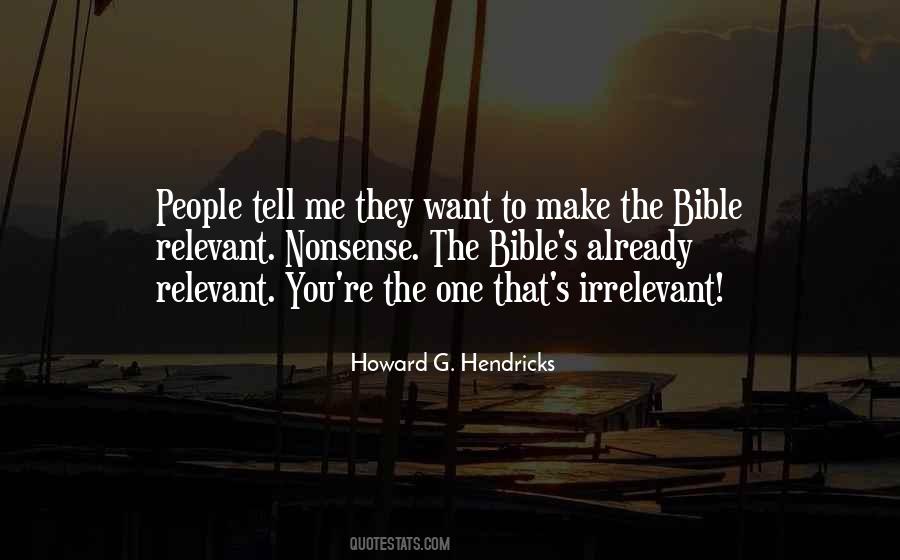 Howard G. Hendricks Quotes #1613238