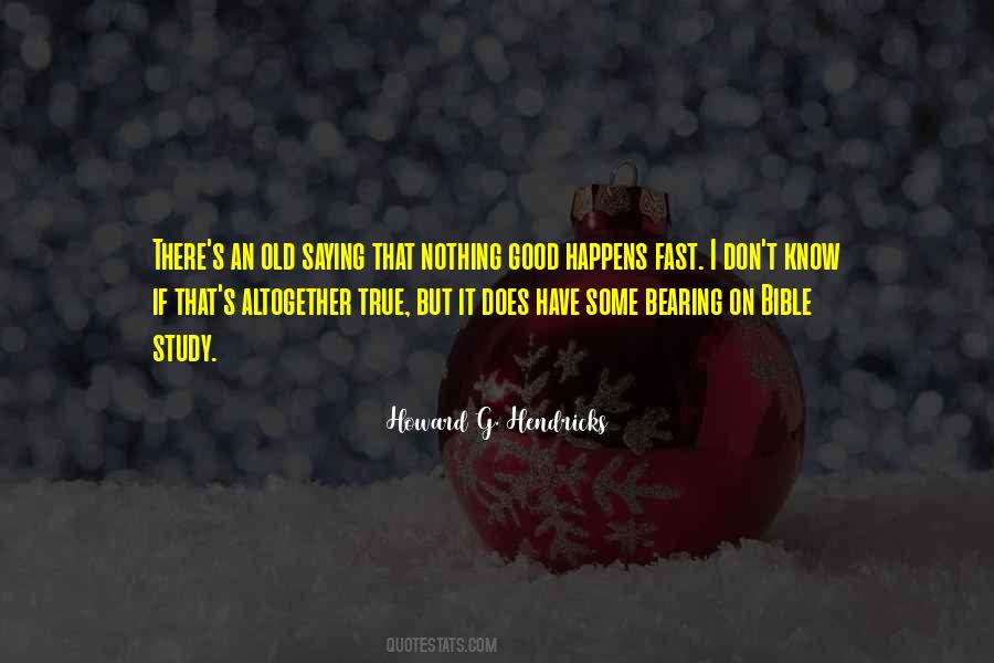 Howard G. Hendricks Quotes #1638405