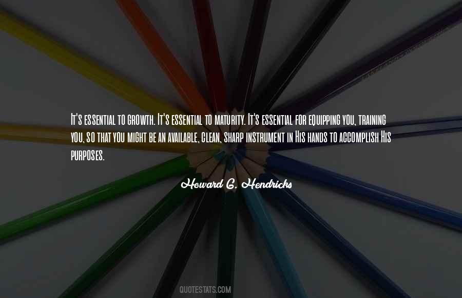 Howard G. Hendricks Quotes #1680224