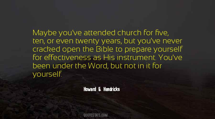 Howard G. Hendricks Quotes #476217