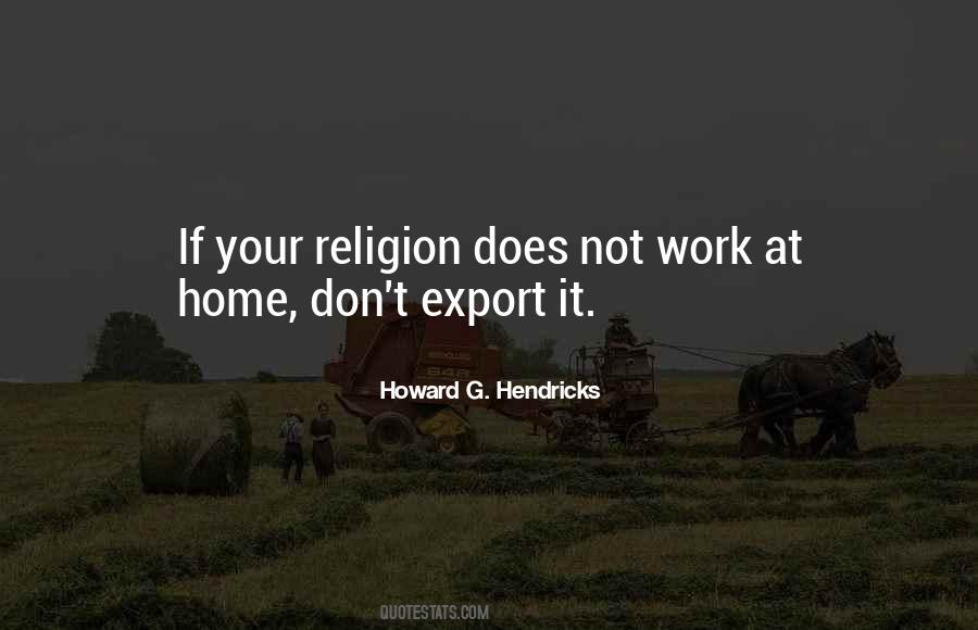 Howard G. Hendricks Quotes #576198