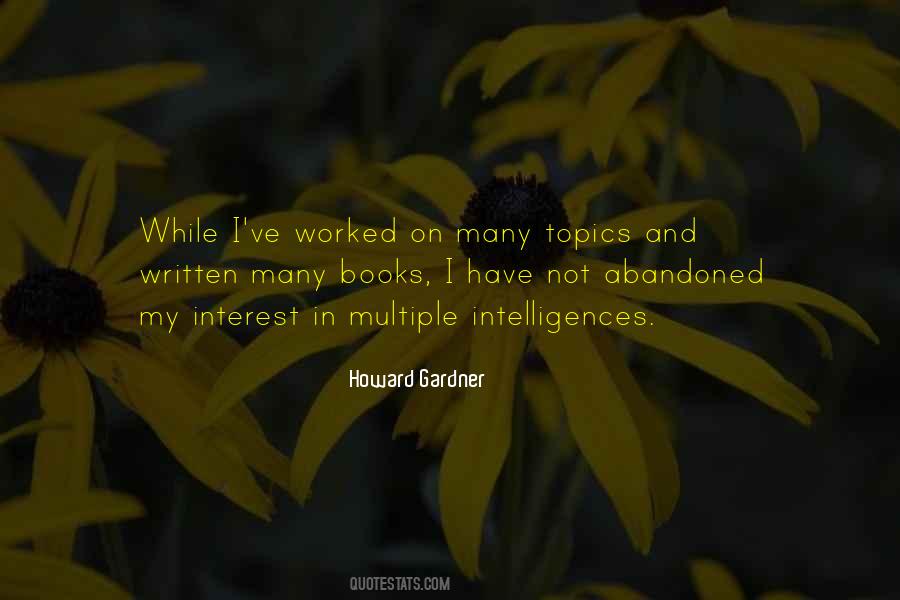 Howard Gardner Quotes #173058