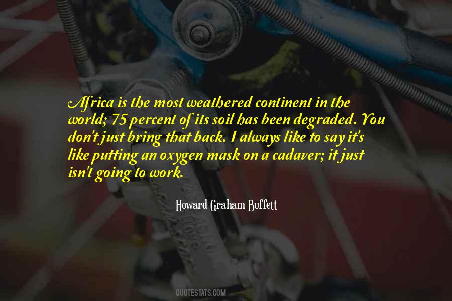 Howard Graham Buffett Quotes #1129084