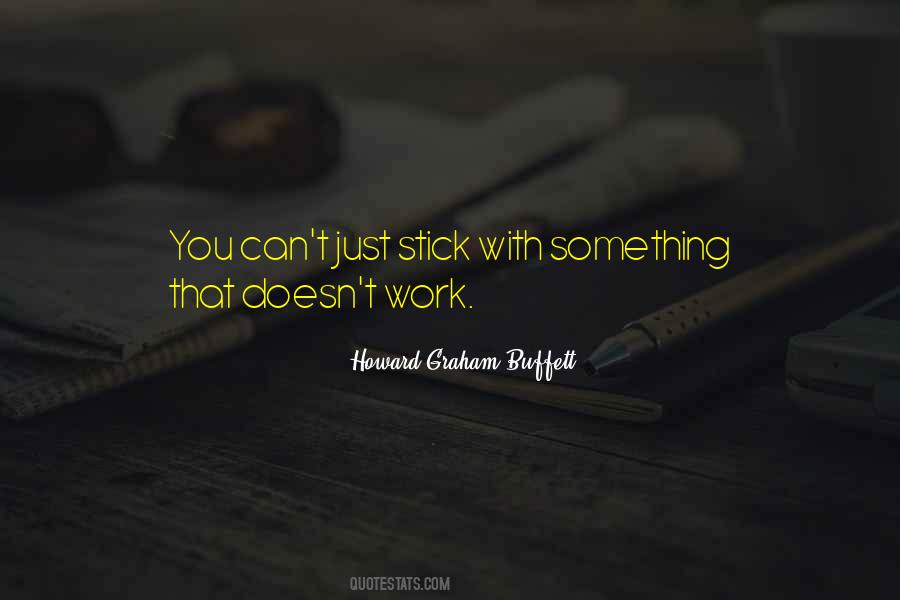 Howard Graham Buffett Quotes #1224402