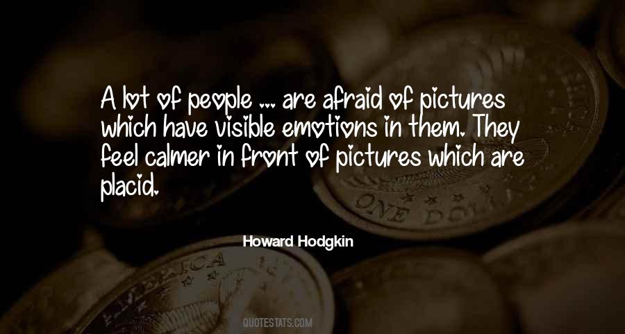Howard Hodgkin Quotes #110832