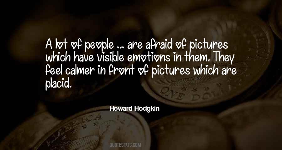 Howard Hodgkin Quotes #110832