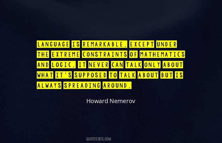 Howard Nemerov Quotes #1484006