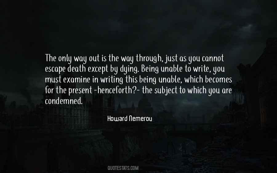Howard Nemerov Quotes #1846365