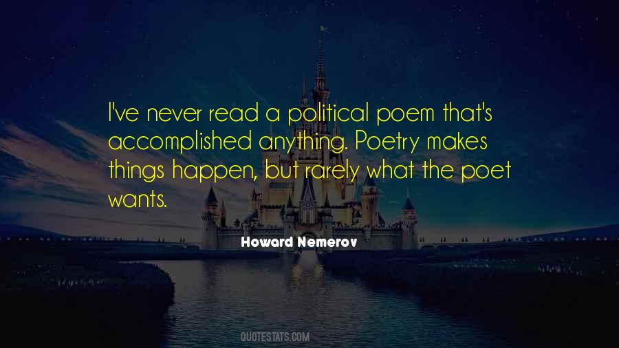 Howard Nemerov Quotes #1868554