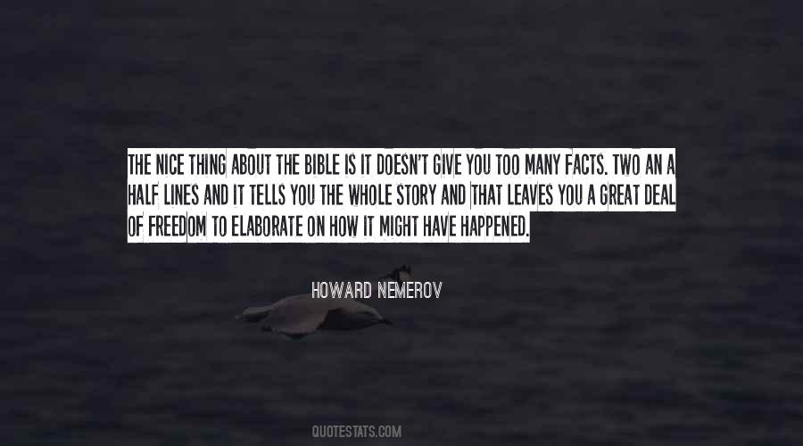 Howard Nemerov Quotes #339677