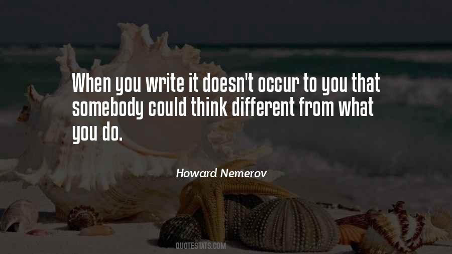Howard Nemerov Quotes #552313