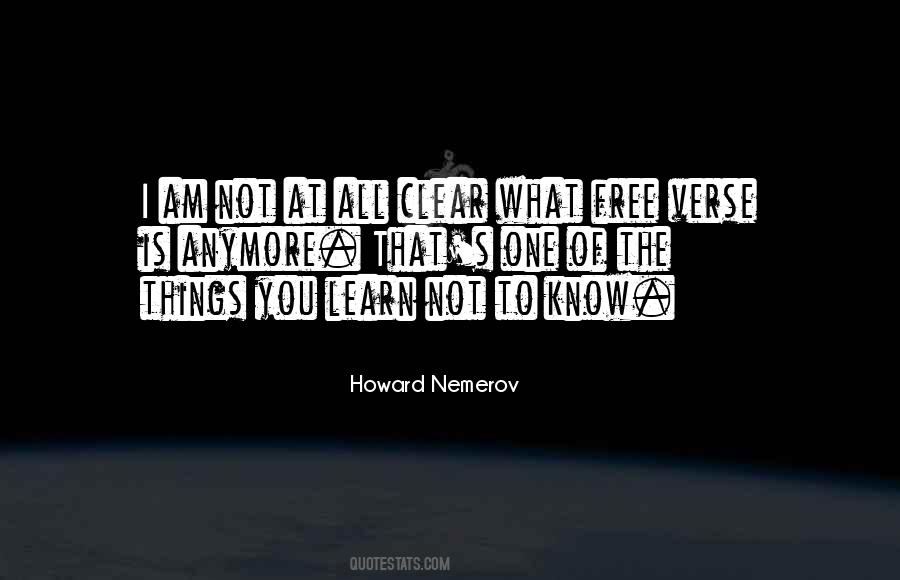 Howard Nemerov Quotes #609747