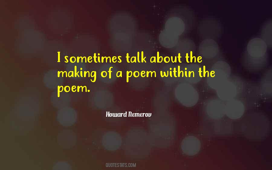 Howard Nemerov Quotes #775574