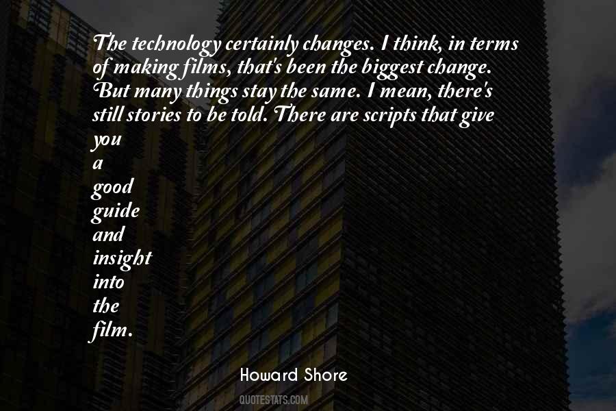 Howard Shore Quotes #505071