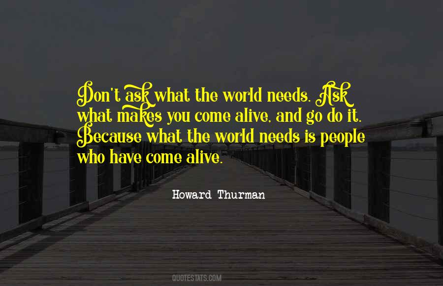 Howard Thurman Quotes #1121975
