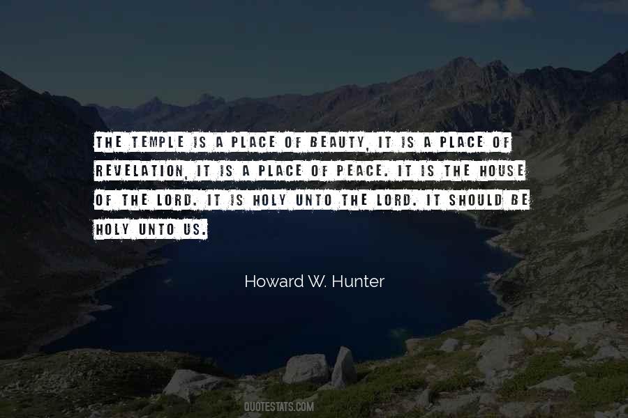 Howard W. Hunter Quotes #207145