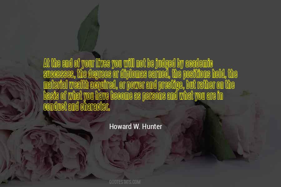 Howard W. Hunter Quotes #569894