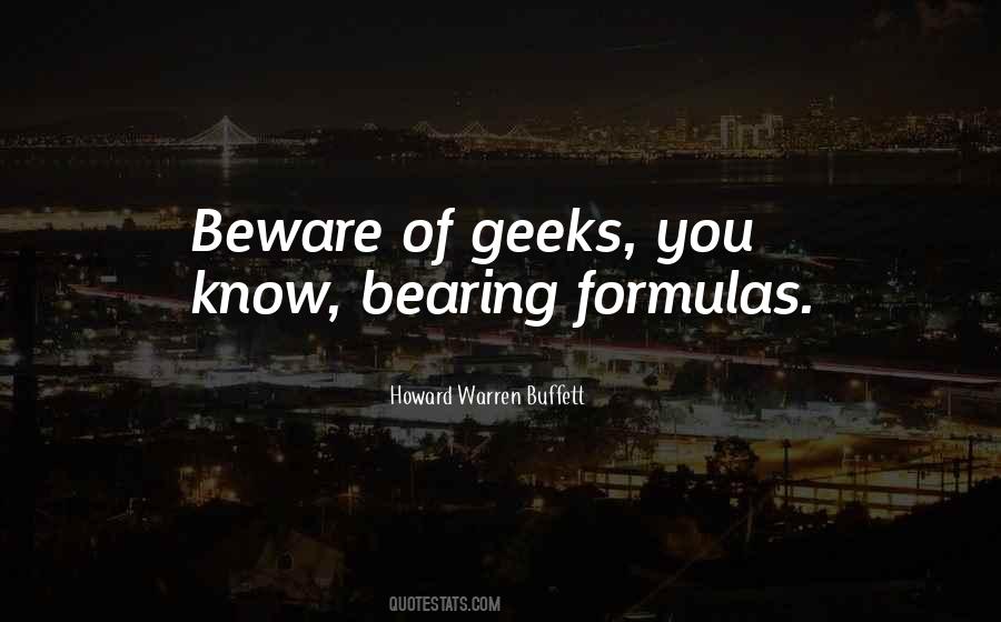 Howard Warren Buffett Quotes #228254