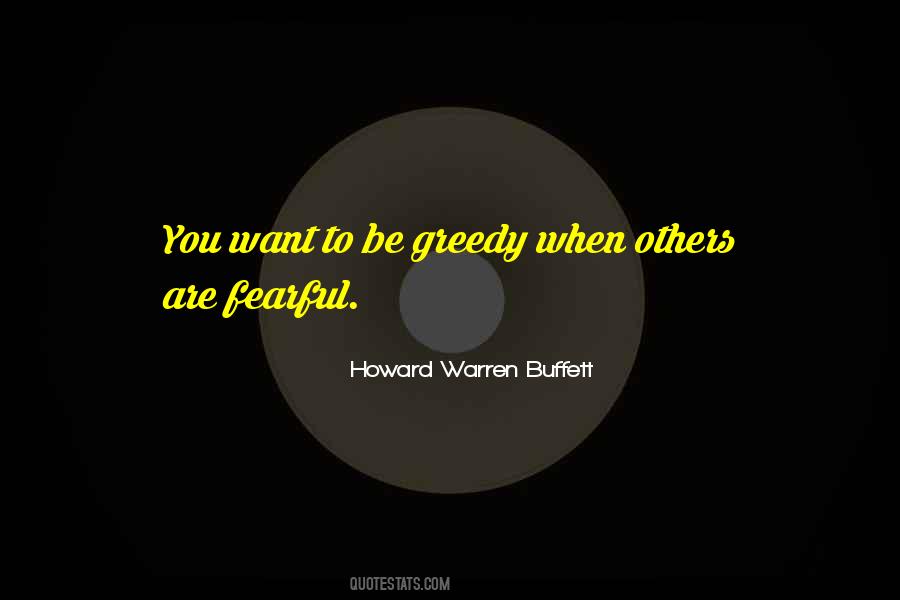 Howard Warren Buffett Quotes #308819