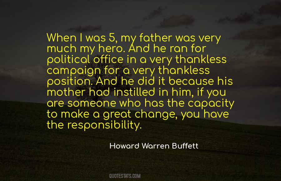 Howard Warren Buffett Quotes #529423