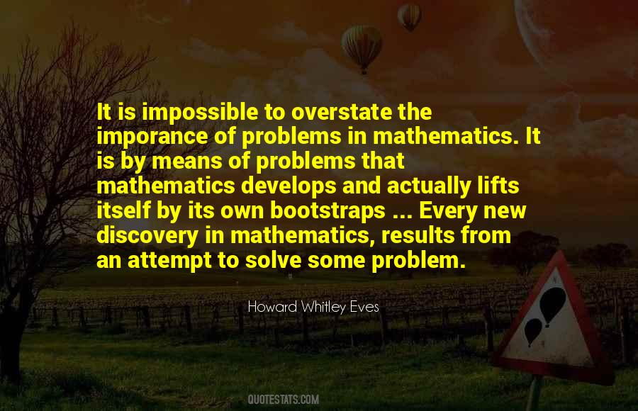 Howard Whitley Eves Quotes #1183398