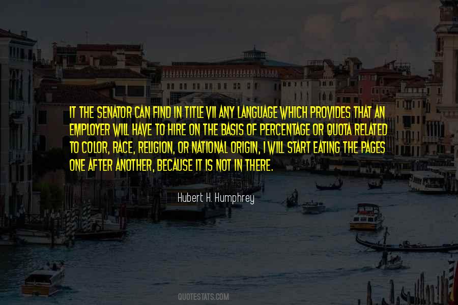 Hubert H. Humphrey Quotes #985341