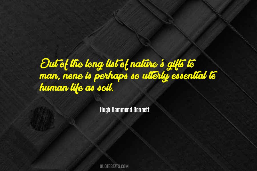 Hugh Hammond Bennett Quotes #1301189