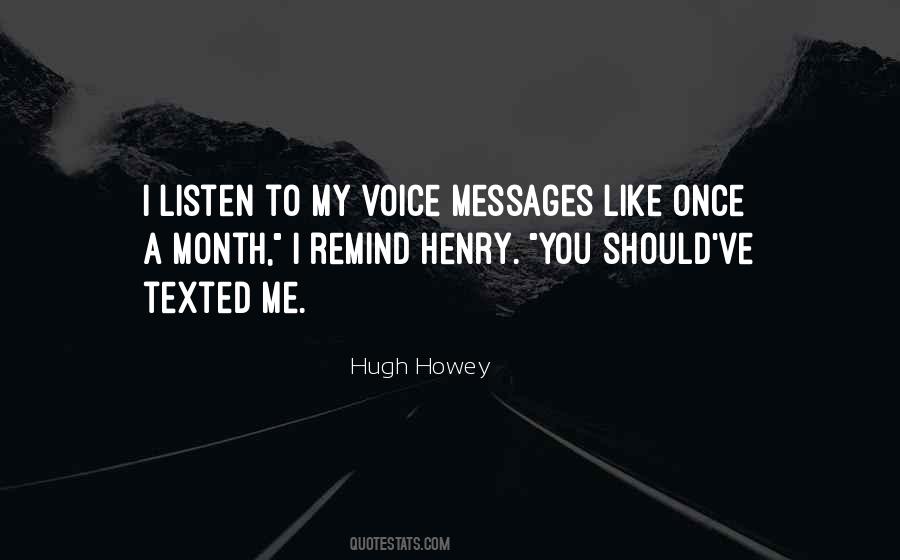 Hugh Howey Quotes #1407214