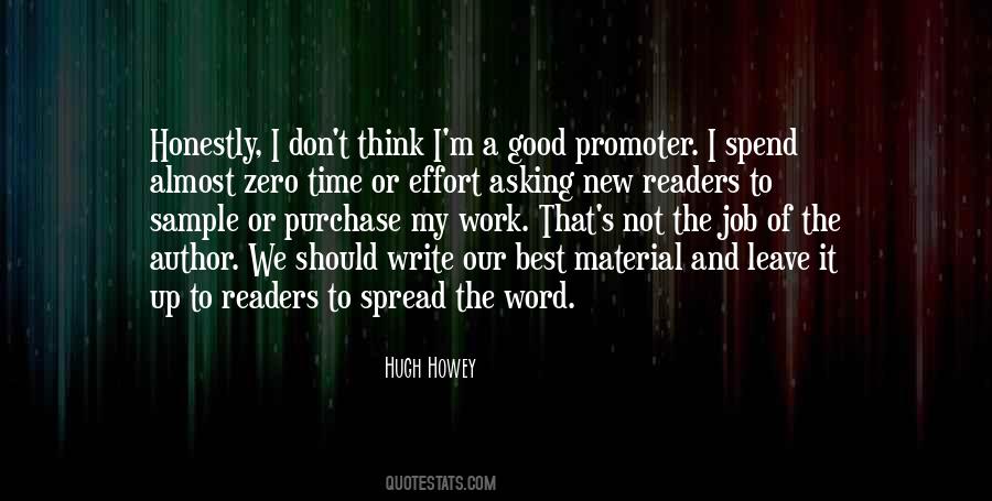 Hugh Howey Quotes #1764936