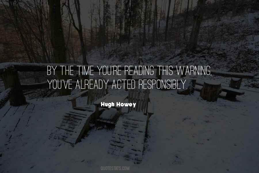 Hugh Howey Quotes #270066