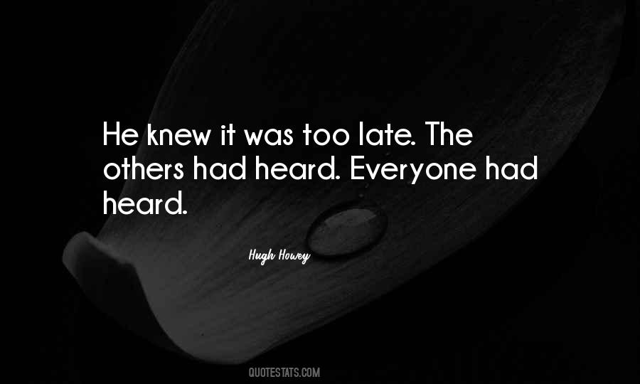 Hugh Howey Quotes #53184