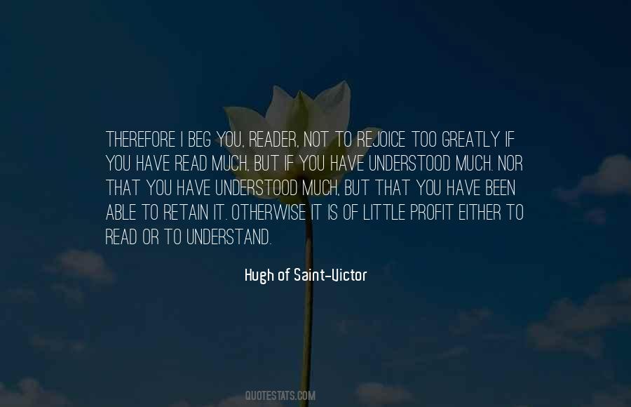 Hugh Of Saint-Victor Quotes #154852