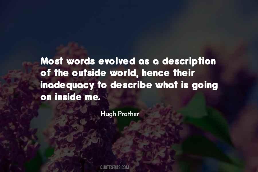 Hugh Prather Quotes #750854