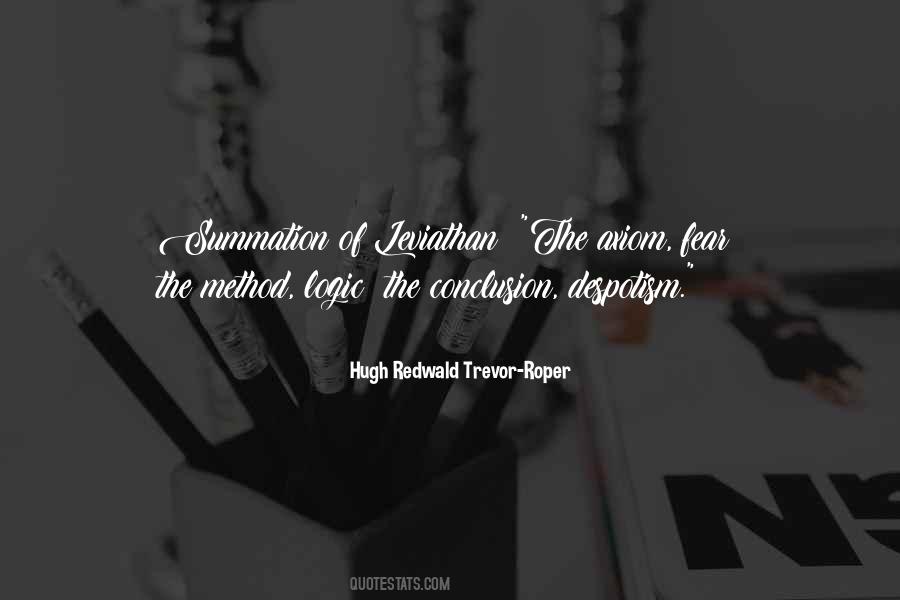 Hugh Redwald Trevor-Roper Quotes #847439
