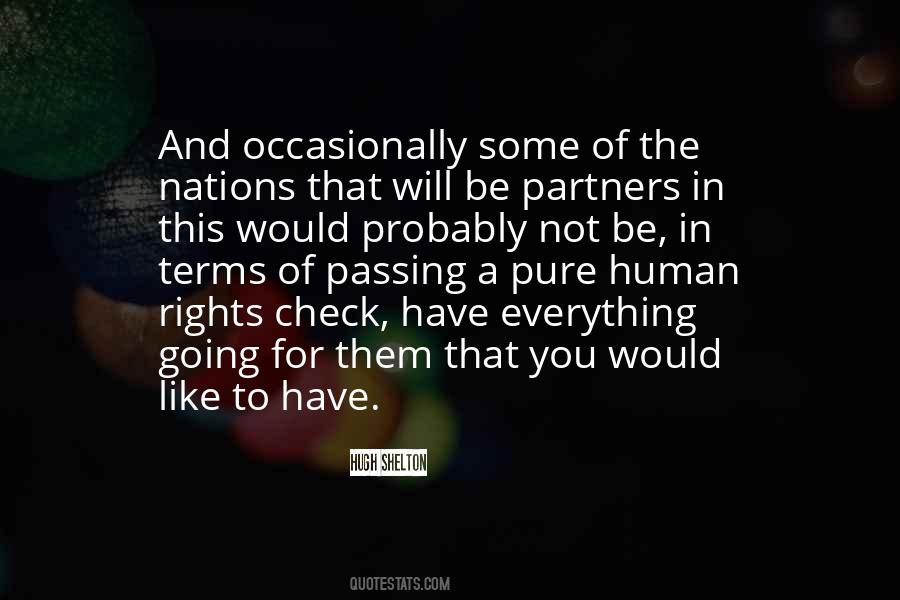 Hugh Shelton Quotes #517043