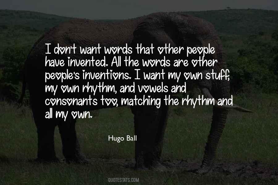 Hugo Ball Quotes #442689