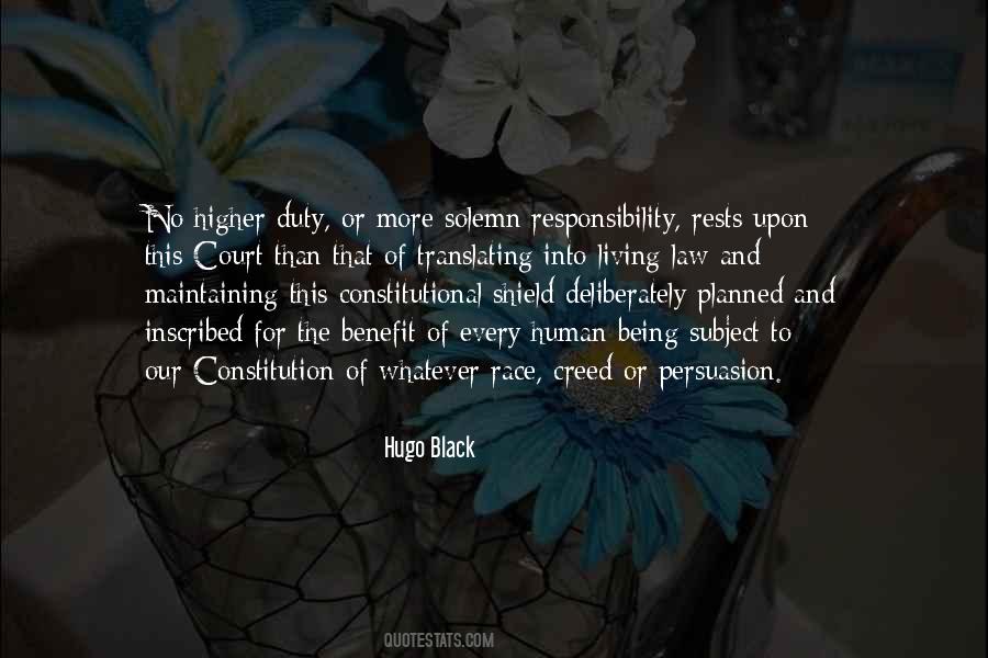 Hugo Black Quotes #416480