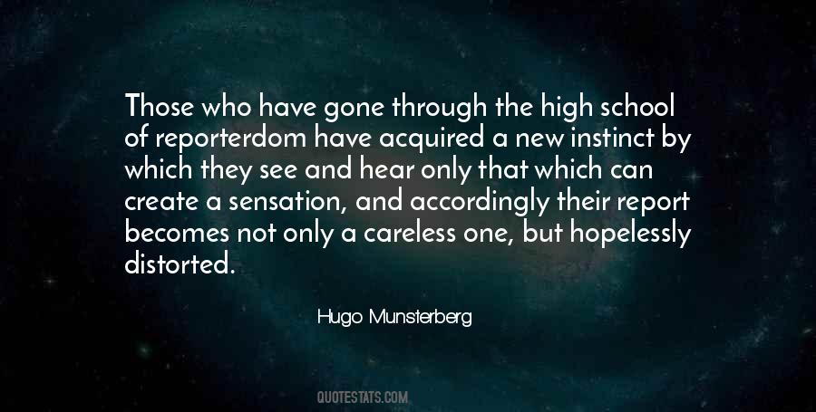 Hugo Munsterberg Quotes #92117