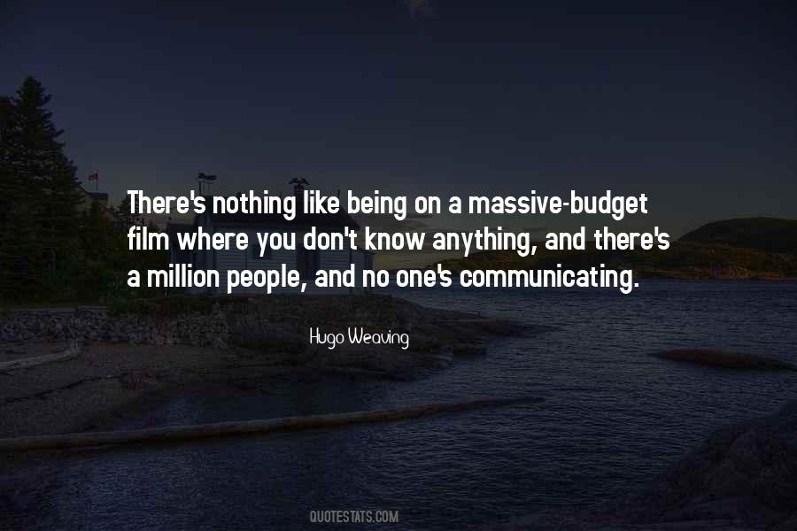 Hugo Weaving Quotes #1574610