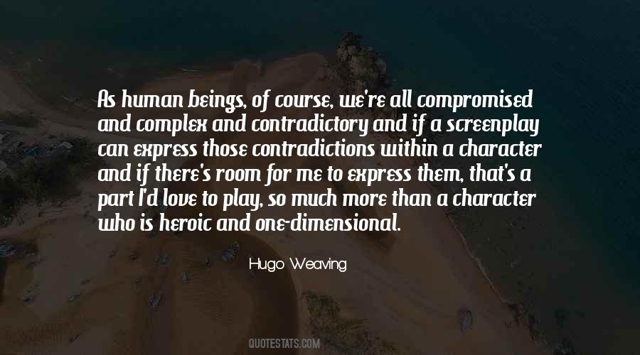 Hugo Weaving Quotes #84808