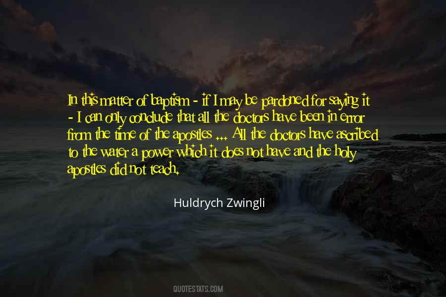 Huldrych Zwingli Quotes #300674